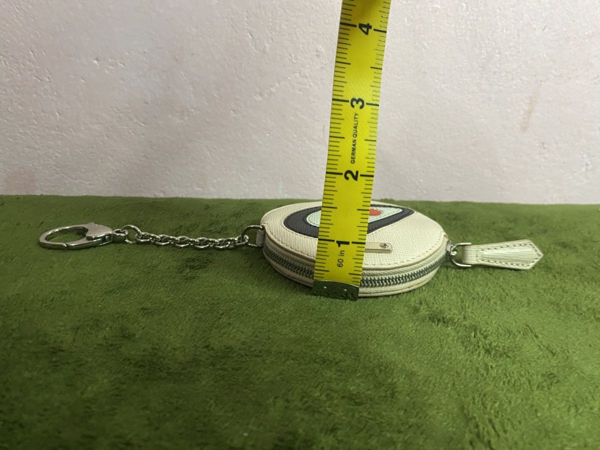 Designer × Fendi FENDI Monster Eye Round Coin Purse Keychain Leather Pink Size ONE SIZE - 15 Thumbnail