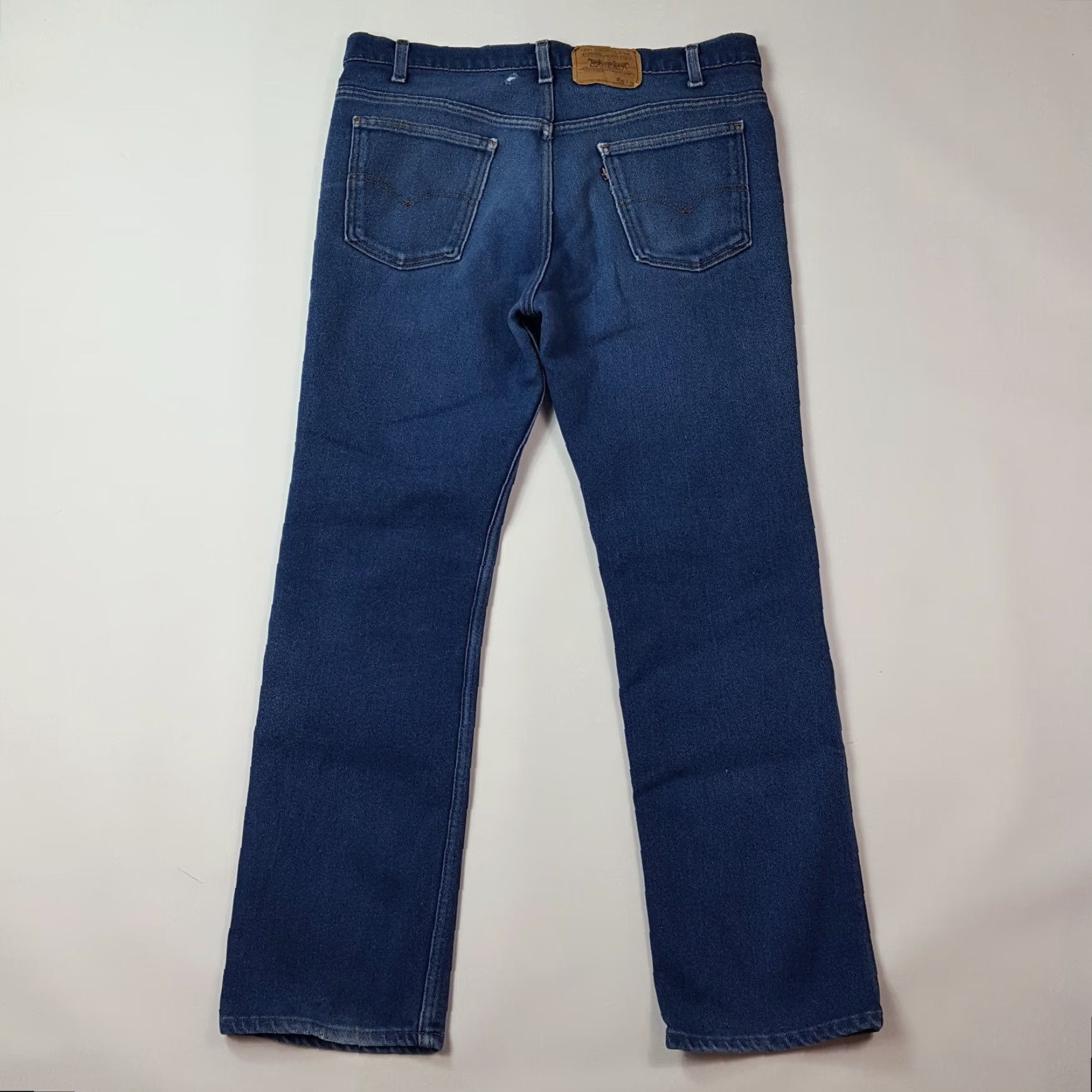 Levi's VINTAGE Levi's Jeans Bootcut Men 38x32 USA Blue Denim 80s Western Distressed VTG Bootcut Jeans Mens Size US 38 / EU 54 - 7 Thumbnail