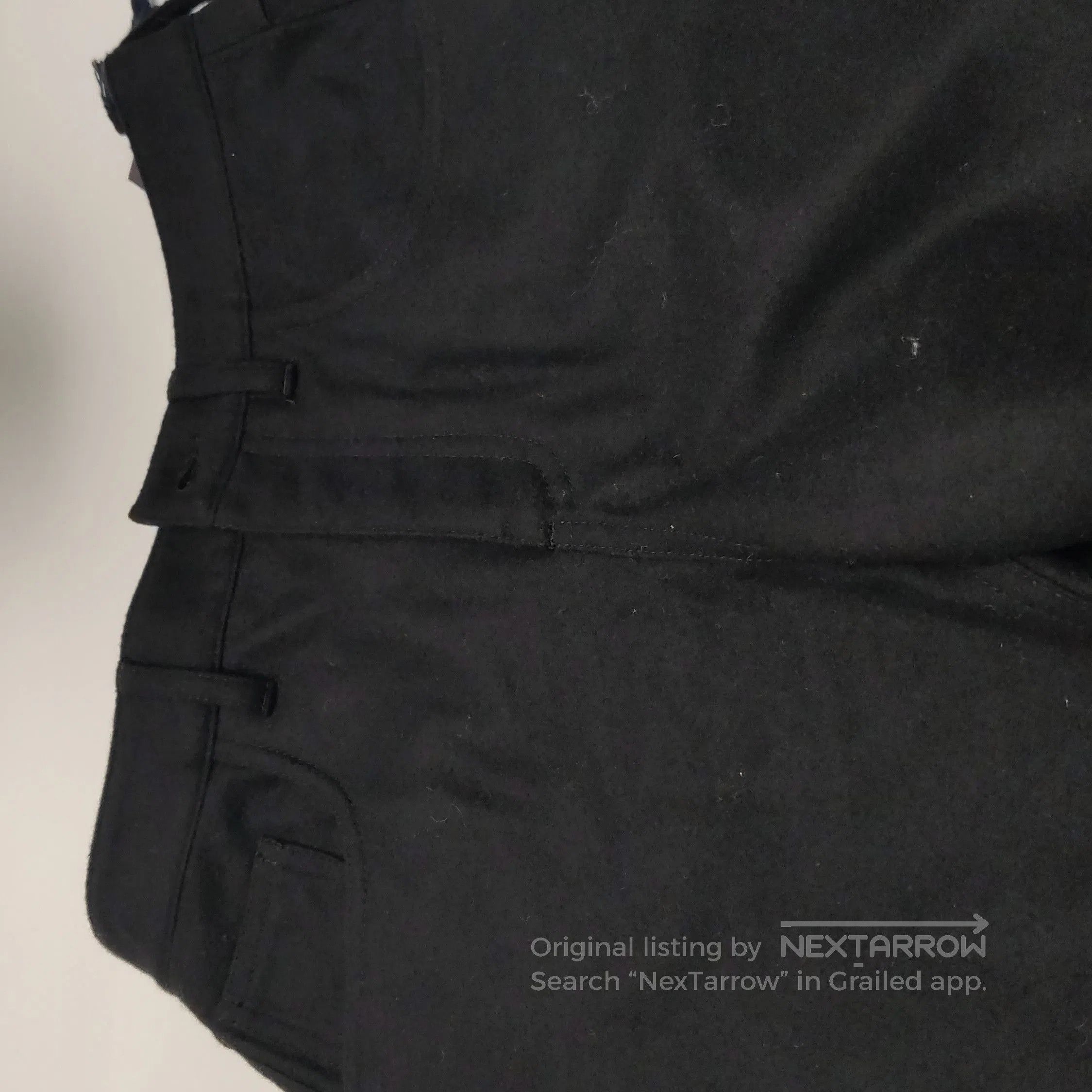 Prada Prada Wool Blend Black Straight. Size 35" - 9 Thumbnail
