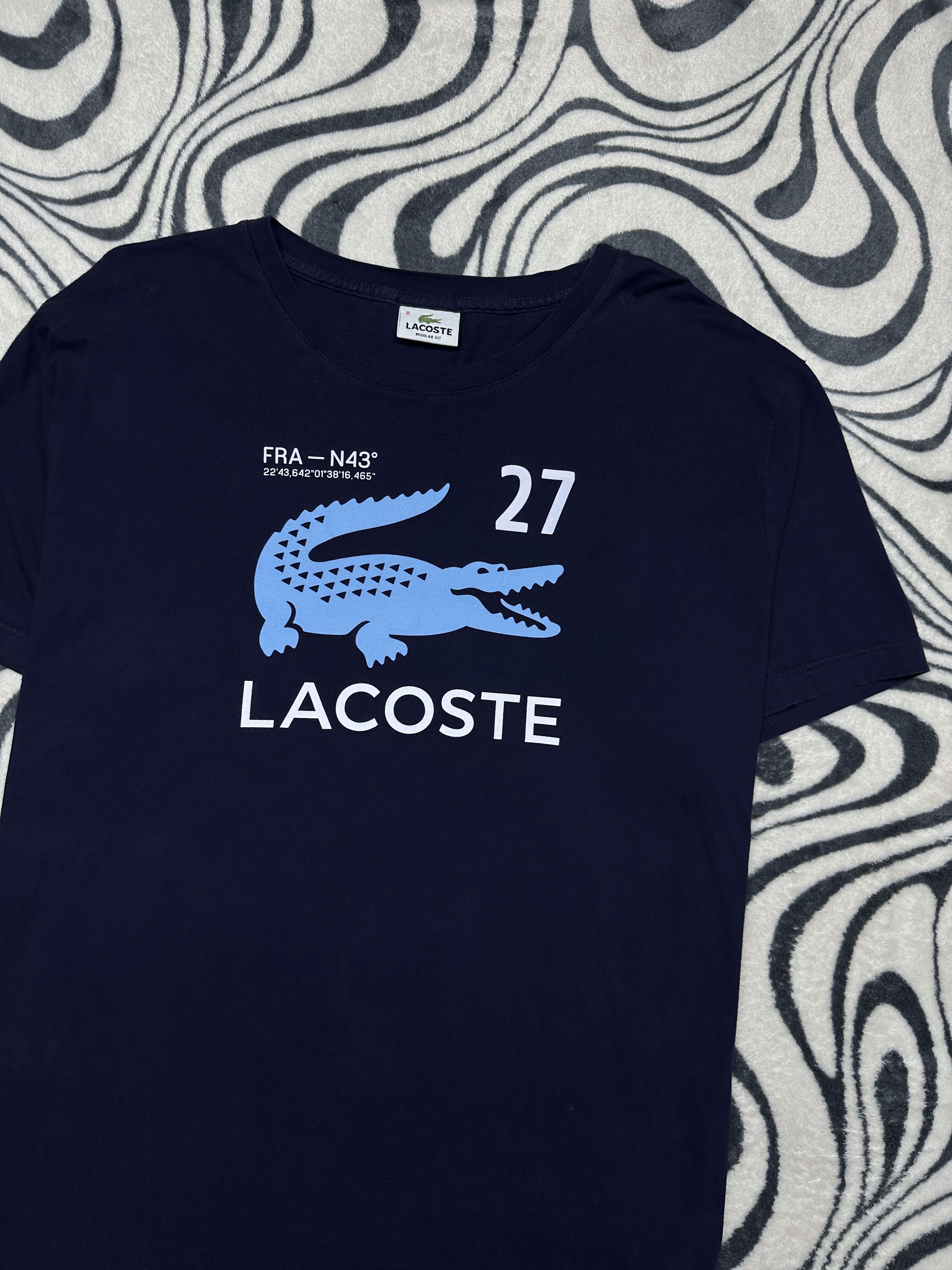 Lacoste Lacoste Mens Big Logo T-Shirt Tee Size US XXL / EU 58 / 5 - 2 Thumbnail