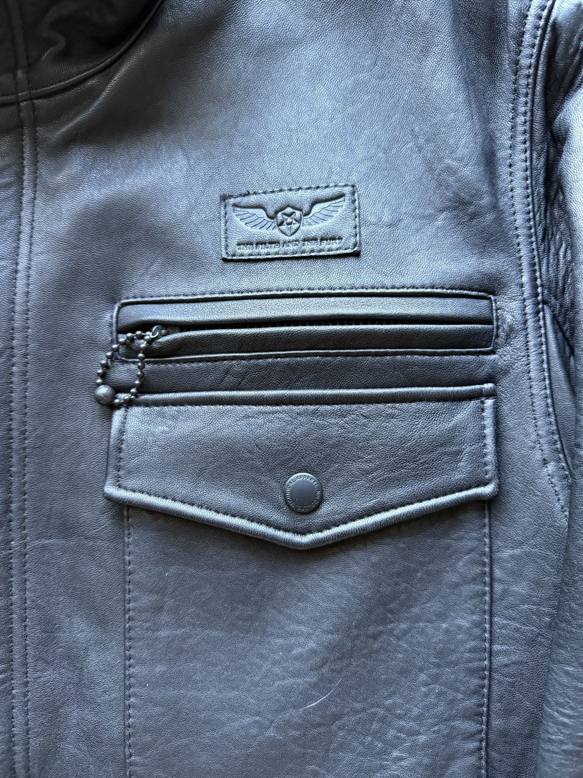 Neighborhood Black Tomahawk Leather Jacket Size US XL / EU 56 / 4 - 3 Thumbnail