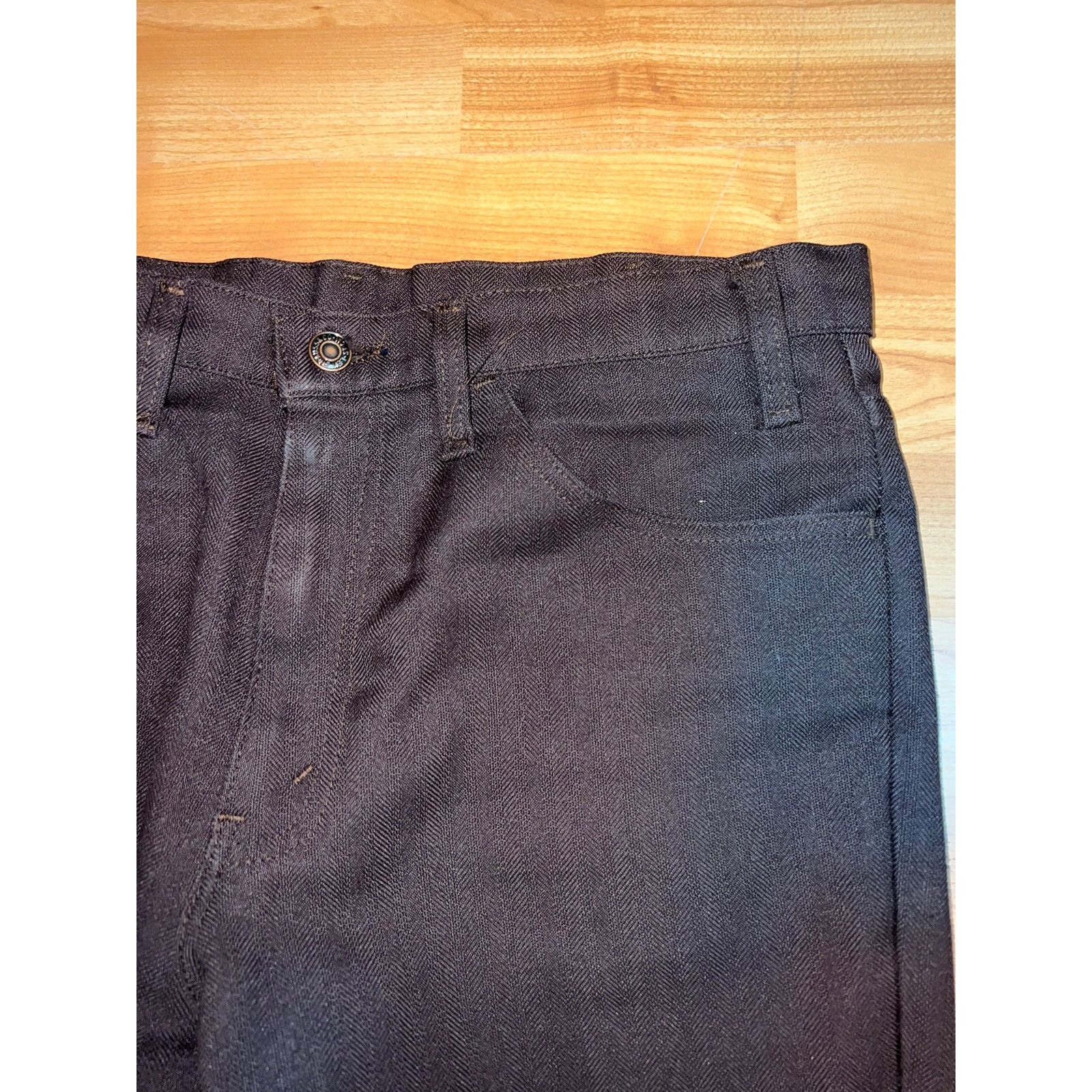 Levi's Vintage Levis Pants 100% Dacron Dress Bottoms USA 34x29 Size US 34 / EU 50 - 4 Thumbnail