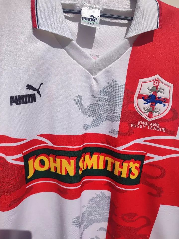 Vintage World Rugby Shirts | 1995 England Vintage Old 1995 England Size US L / EU 52-54 / 3 - 7 Thumbnail