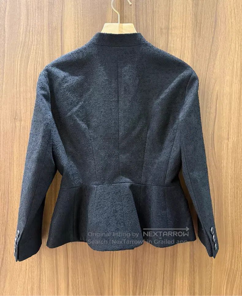 Dior Dior Black wool short coat Size XXS / US 00 / IT 34 - 2 Thumbnail