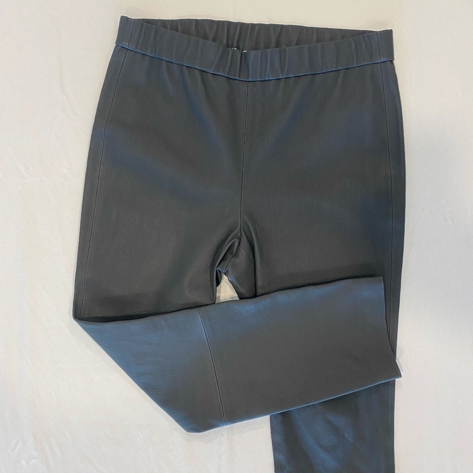 Helmut Lang Helmut Lang Women's Lamb Leather Pull On Trousers - 12 Size 34" / US 12 / IT 48 - 2 Thumbnail