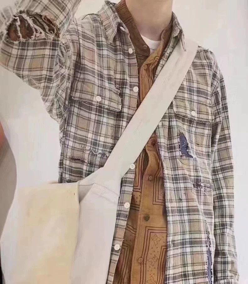 Visvim Visvim VISVIM 20SS Lumber Shirt Long Sleeve Crash-2506 Size US M / EU 48-50 / 2 - 7 Thumbnail