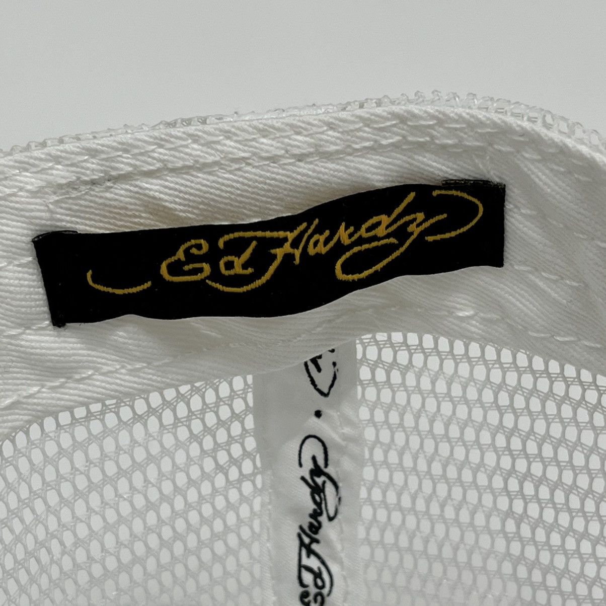 Ed Hardy Ed Hardy Cap White Size ONE SIZE - 8 Thumbnail