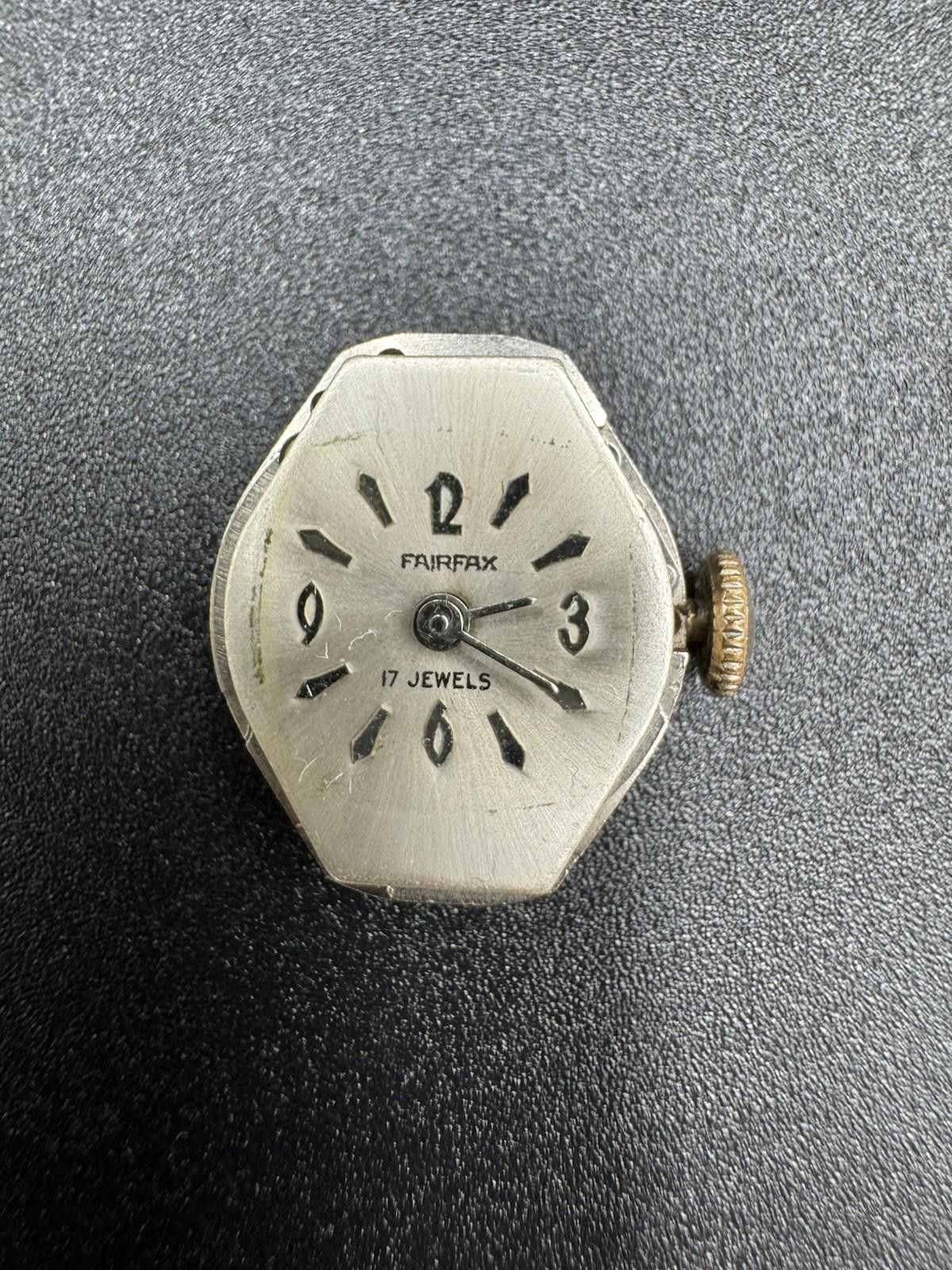 Designer Vintage Fairfax 17J Ladies Watch Speidel Band Swiss Working Size ONE SIZE - 9 Thumbnail