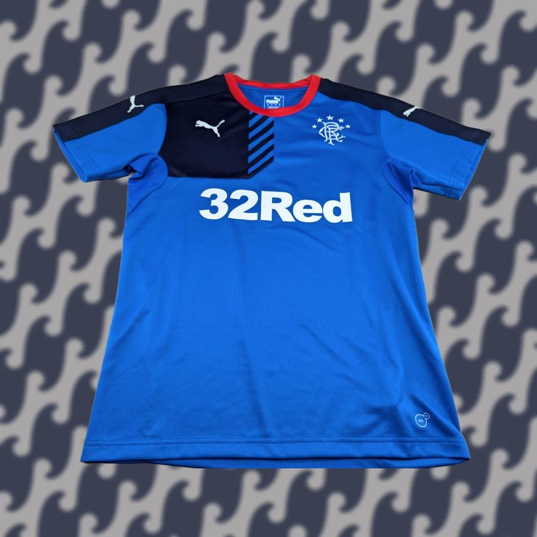 Puma Puma Glasgow Rangers 2015-2016 Training Jersey Mens Size L Football Blue Adult Size US L / EU 52-54 / 3 - 1 Thumbnail