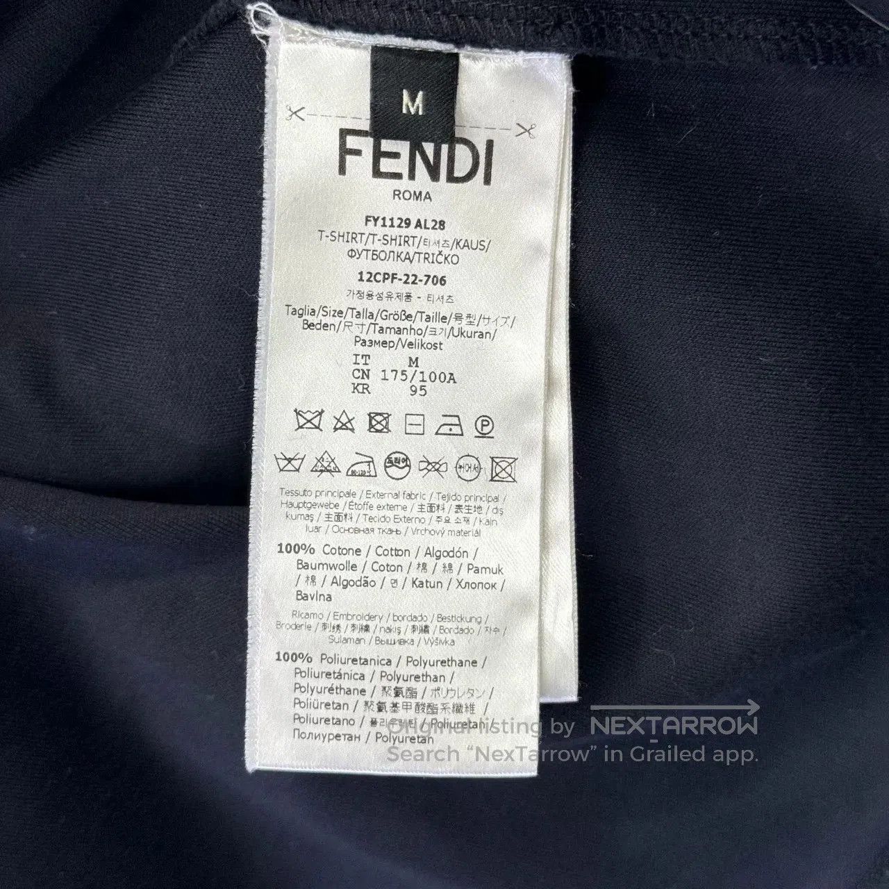 Fendi FENDI 3D Logo Short Sleeve. Size US M / EU 48-50 / 2 - 5 Thumbnail