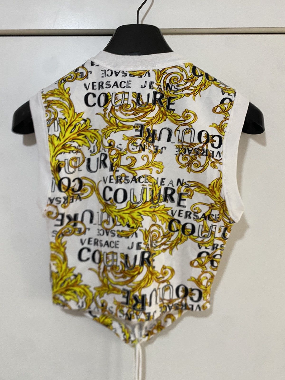 Versace Jeans Couture Versace Jeans Culture Logo Print Jersey T-Shirt, XS,, new. Size XS / US 0-2 / IT 36-38 - 8 Thumbnail