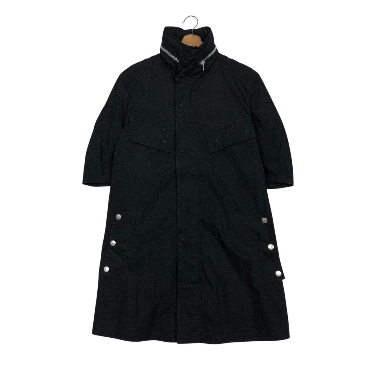 Yohji Yamamoto 🔥VINTAGE LONG JACKET CHORE DUCK CANVAS Y’S YOHJI YAMAMOTO Size M / US 6-8 / IT 42-44 - 3 Thumbnail