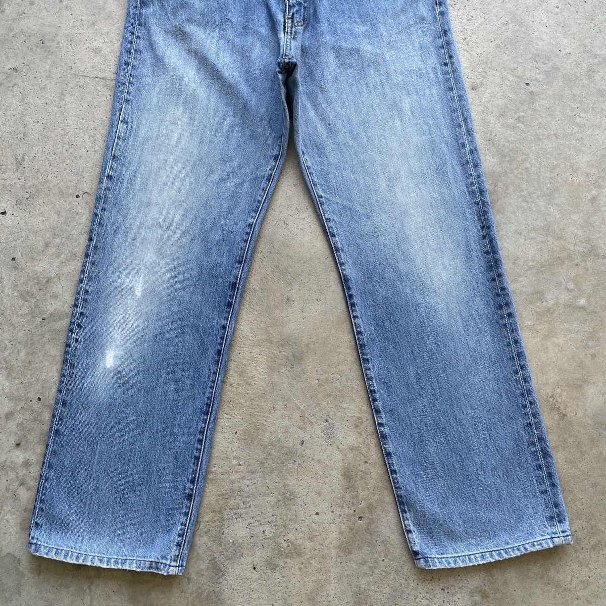 Hanes × Jean × Vintage Vintage Hanes Faded Jeans Denim Pants W32x29.5 Size US 32 / EU 48 - 4 Thumbnail