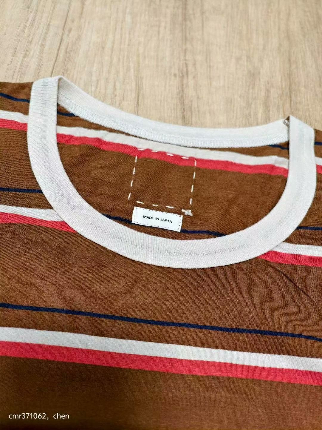 Visvim visvim 19AW Border A-Liner S/S Tee Size US XL / EU 56 / 4 - 4 Thumbnail