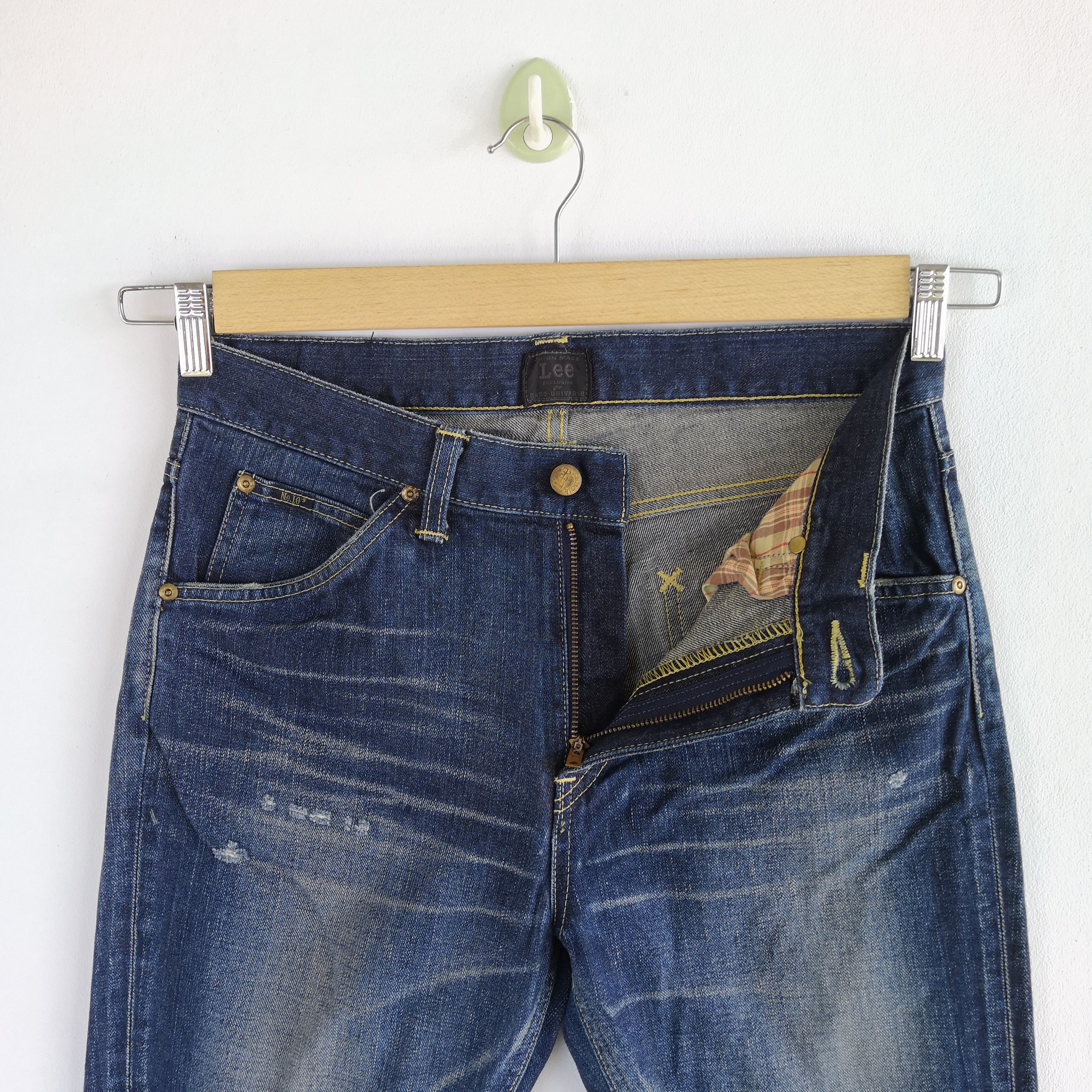 Lee Y2K Lee Sanforized X Nano Universe Distressed Jeans Denim Size US 30 / EU 46 - 5 Thumbnail