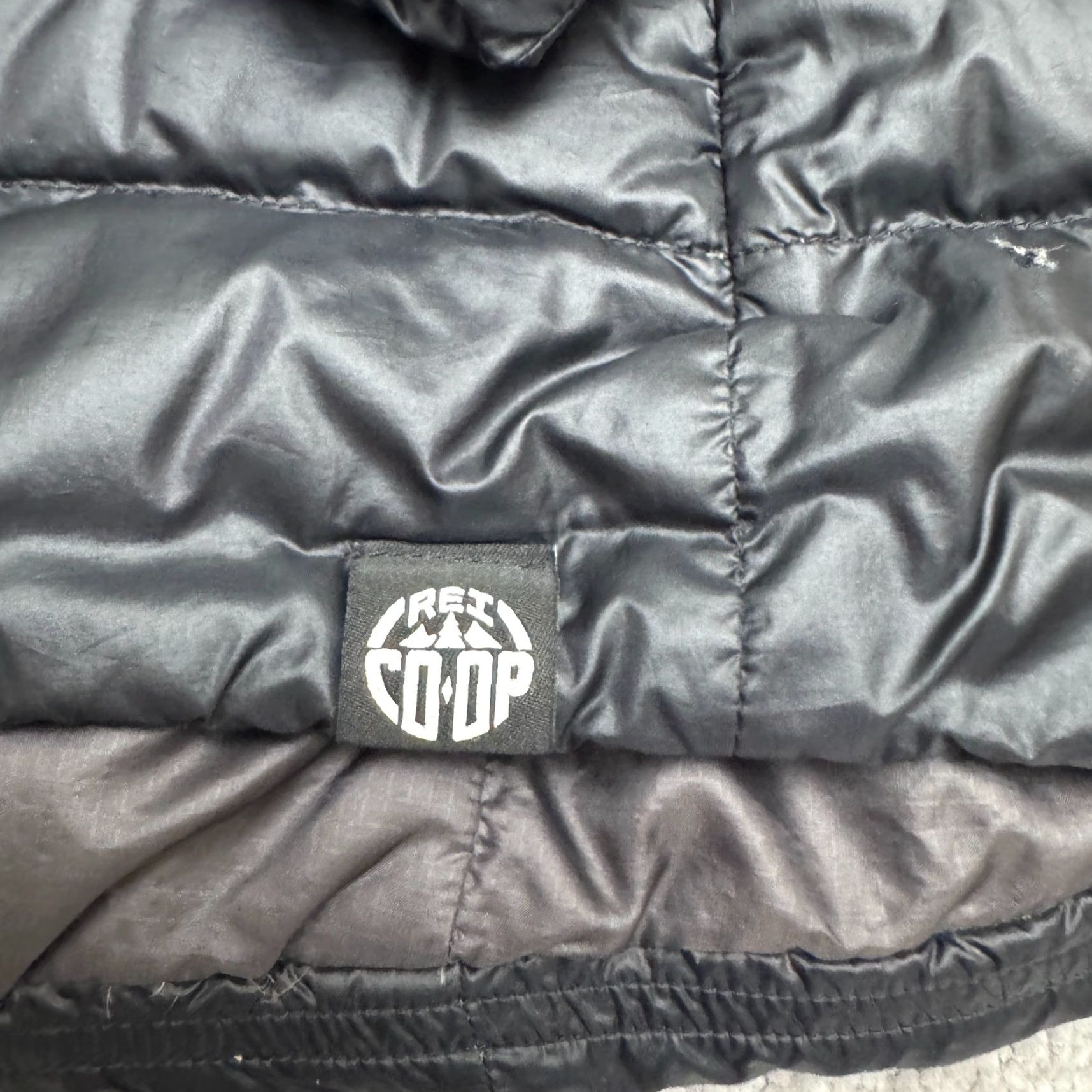 Vintage VINTAGE REI Co-Op Down Puffer Jacket Mens Large Black Full Zip Insulated Lightweight Size US M / EU 48-50 / 2 - 4 Thumbnail