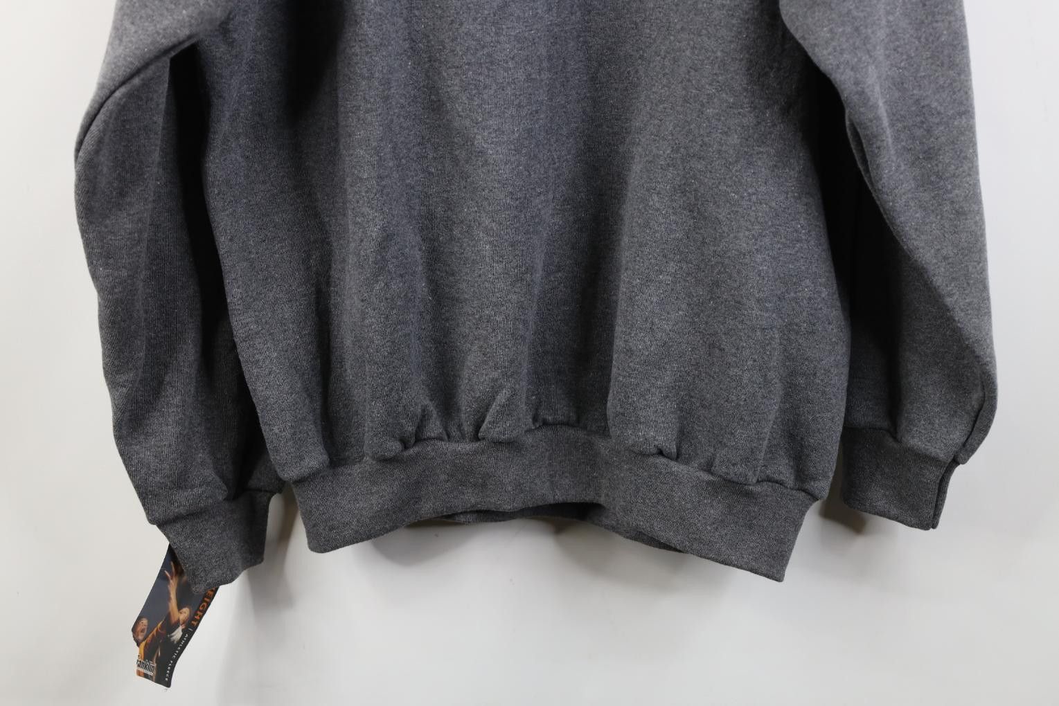 Vintage Deadstock Vintage 90s Streetwear Heavyweight Sweatshirt Gray Size US L / EU 52-54 / 3 - 12 Thumbnail