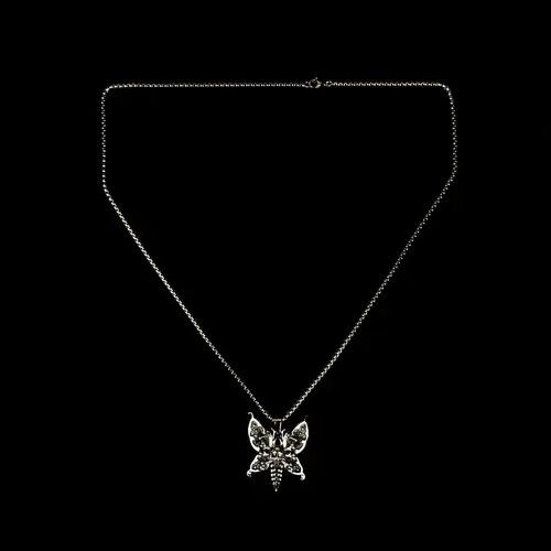 VIBE Butterfly Skull Star Necklace Punk Chain Size ONE SIZE - 4 Thumbnail