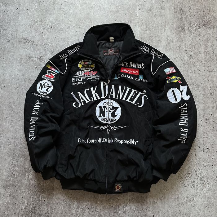 Vintage Vintage Rare Nascar Racing Jacket Jack Daniels | Grailed