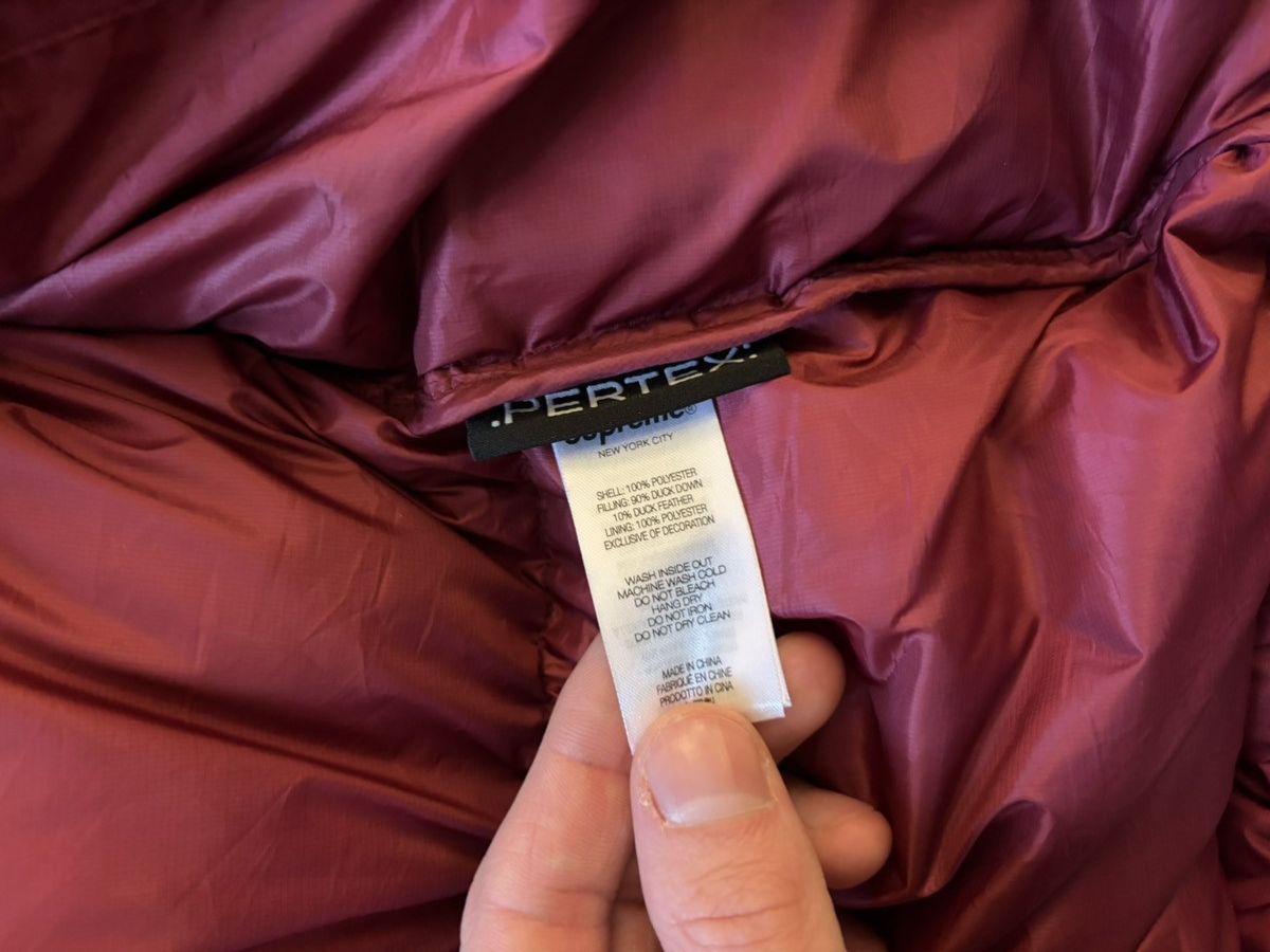Supreme 700-Fill Down Lightweight Puffer Jacket - Magenta Size US XL / EU 56 / 4 - 5 Thumbnail