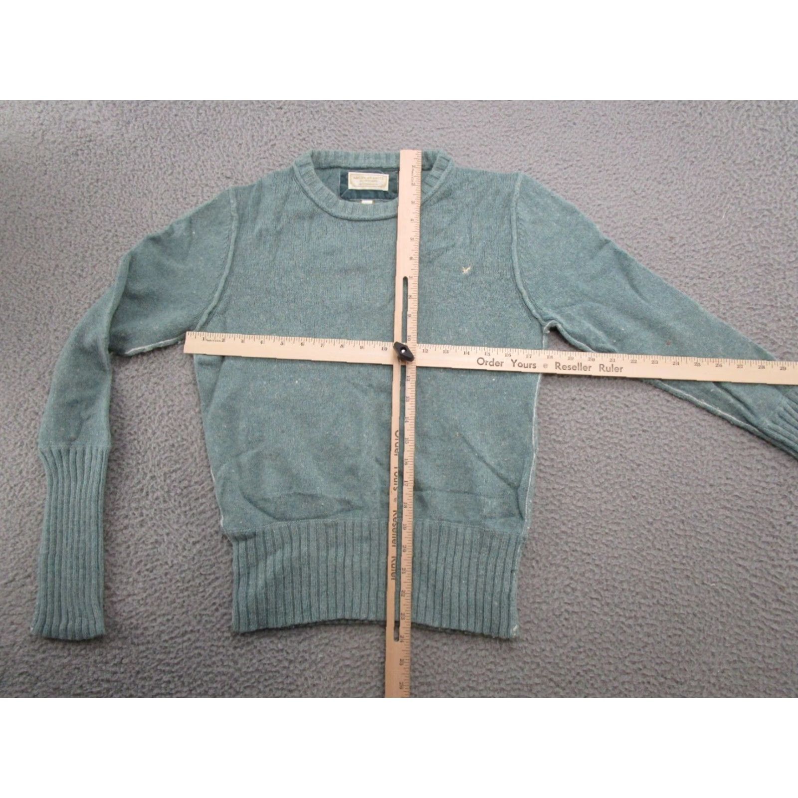 American Eagle Outfitters Y2K American Eagle Women's Knit Pullover Soft Sweater Size XL Stretch Green Size XL / US 12-14 / IT 48-50 - 5 Thumbnail