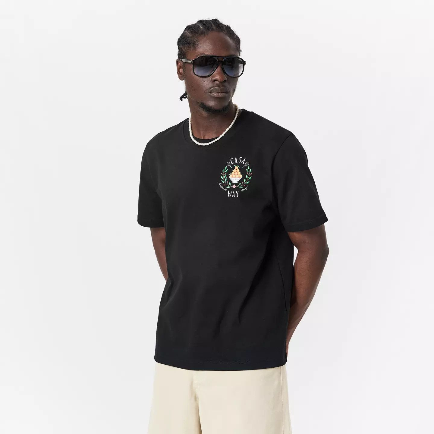 Casablanca o1g2r1mq0426 Way T-Shirt in Black Size US XXL / EU 58 / 5 - 3 Thumbnail