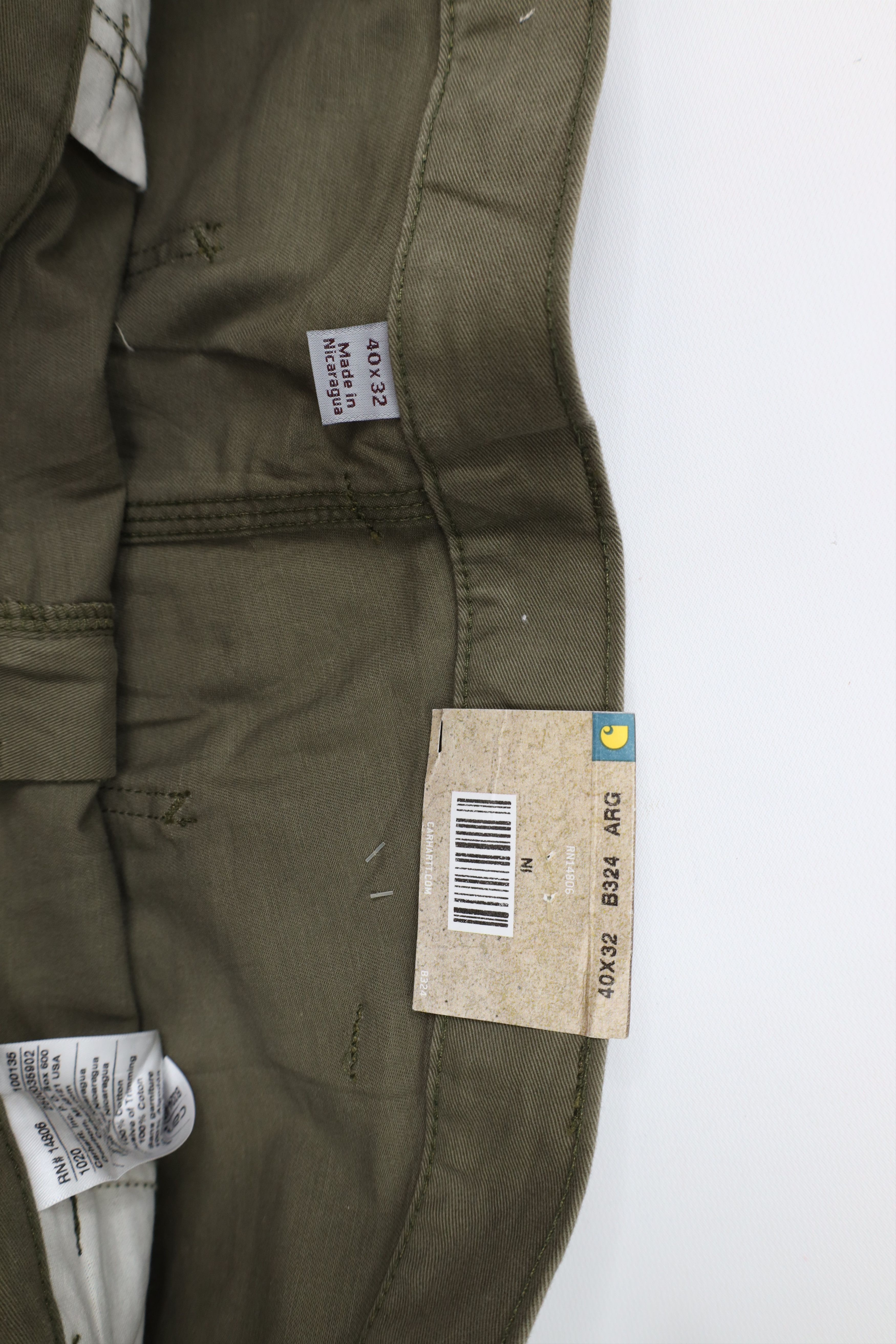 Carhartt Deadstock Y2K Carhartt Relaxed Fit Wide Leg Pants Green Size US 40 / EU 56 - 6 Thumbnail