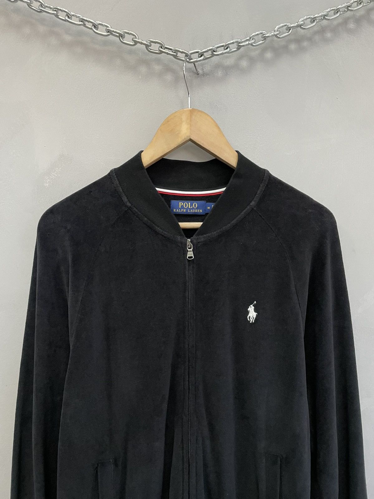 Polo Ralph Lauren Polo black sweatshirt vintage classic preppy style Size US M / EU 48-50 / 2 - 2 Thumbnail