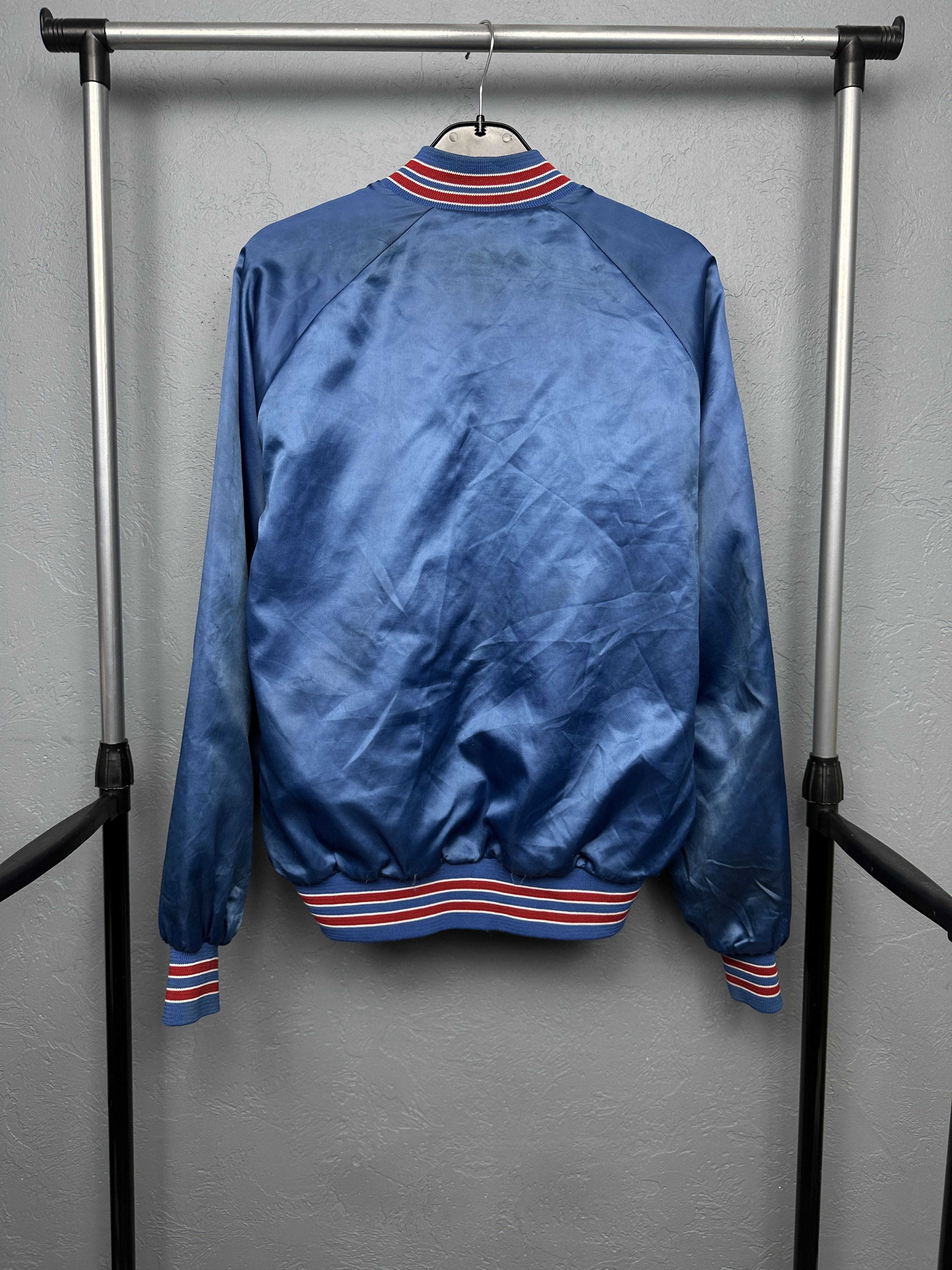 MLB New York Giants 90s Vintage Mens Satin Bomber Jacket MLB Size US XL / EU 56 / 4 - 5 Thumbnail