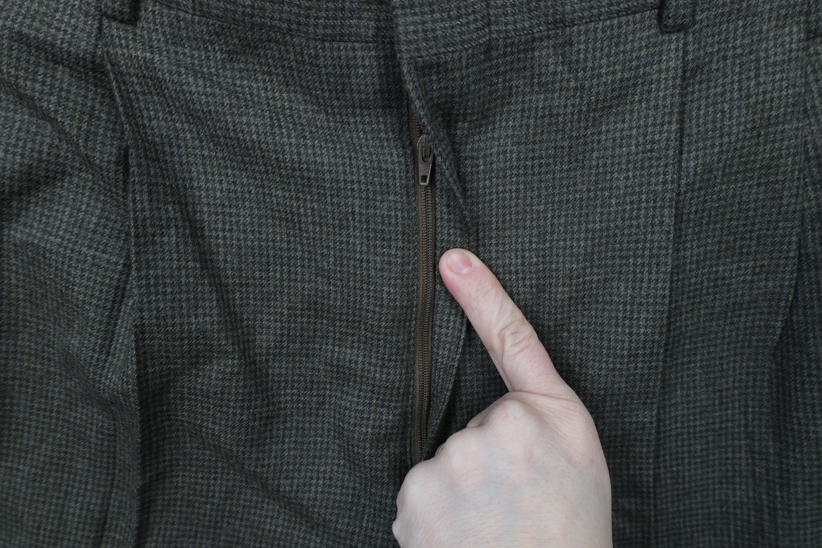 Vintage Vintage 90s Streetwear Houndstooth Cuffed Chino Pants Size US 36 / EU 52 - 5 Thumbnail