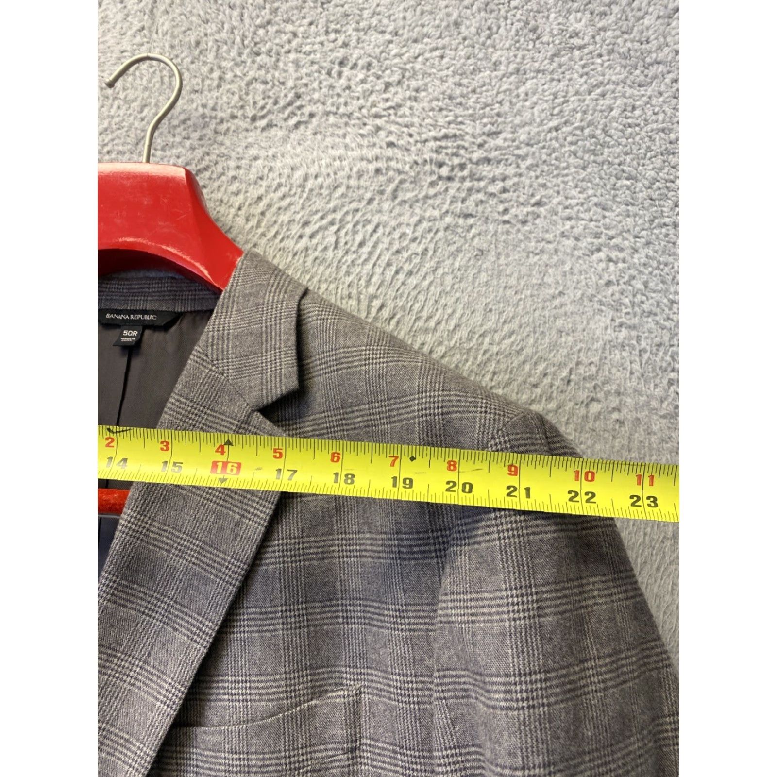Banana Republic Banana Republic Blazer Jacket Glen Plaid Gents 50 R Brown Unstructured /149-21 Size 50R - 7 Thumbnail