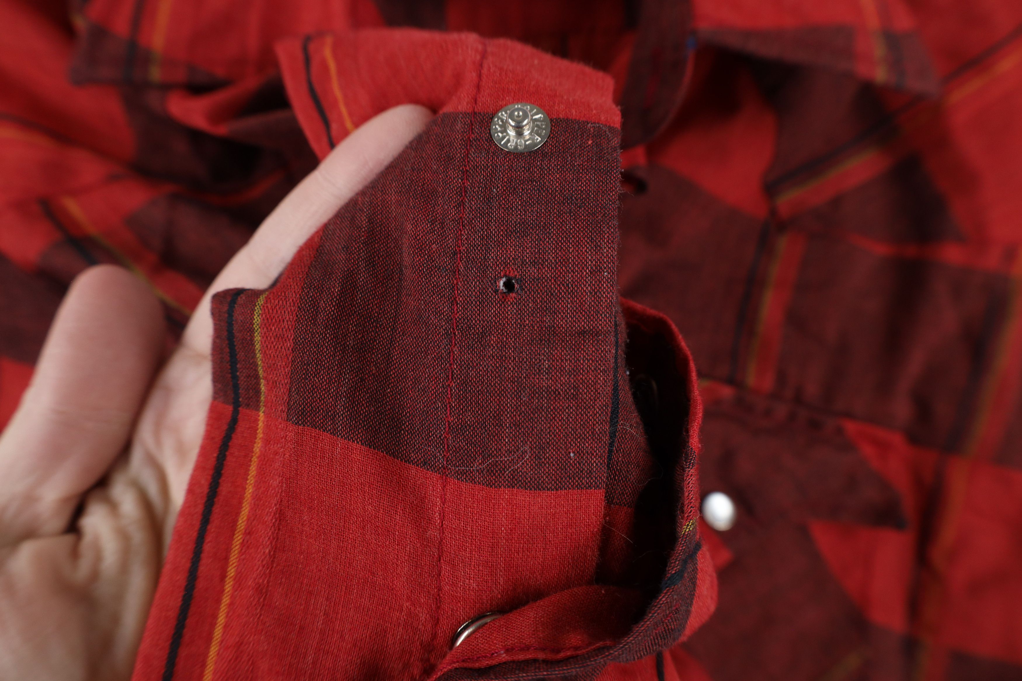 Vintage Vintage 70s Rockabilly Western Cowboy Snap Button Shirt Size US L / EU 52-54 / 3 - 6 Thumbnail