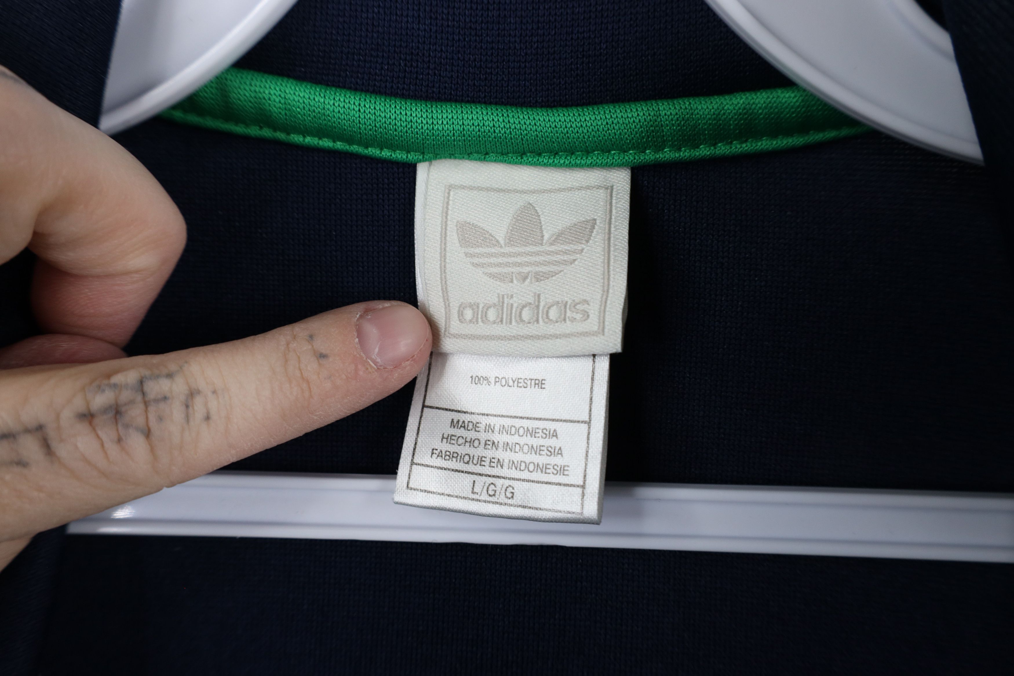 Adidas × Vintage Retro Adidas Striped Notre Dame University Track Jacket Size US L / EU 52-54 / 3 - 10 Thumbnail