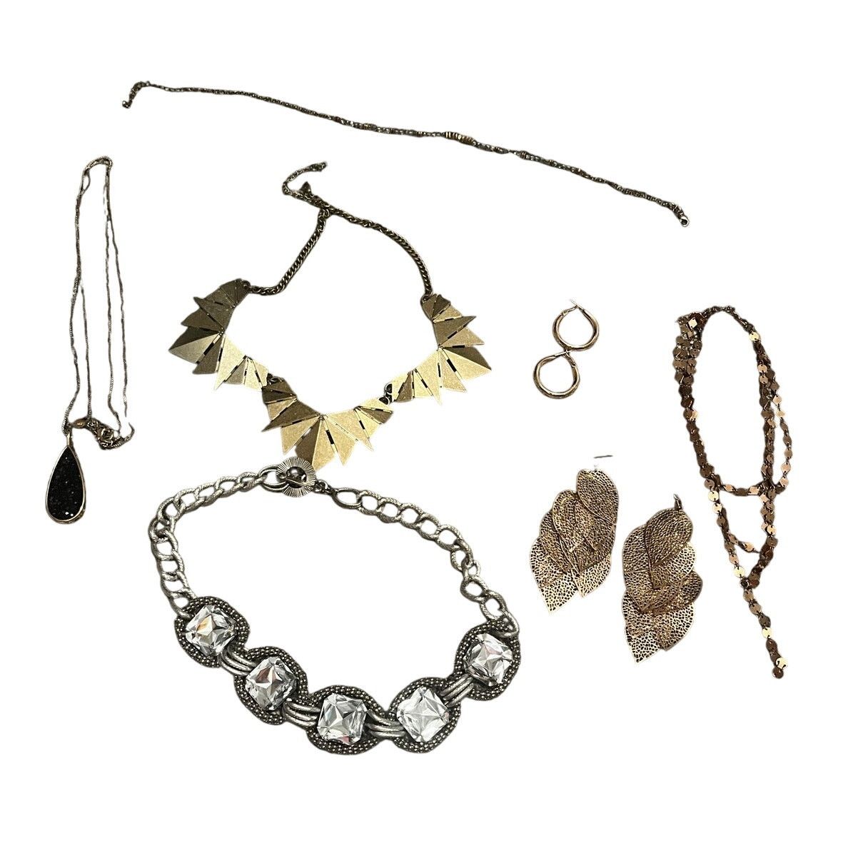 Other Lots of Jewelry Necklace, Bracelet and Earrings Gold/Silver Size ONE SIZE - 1 Thumbnail