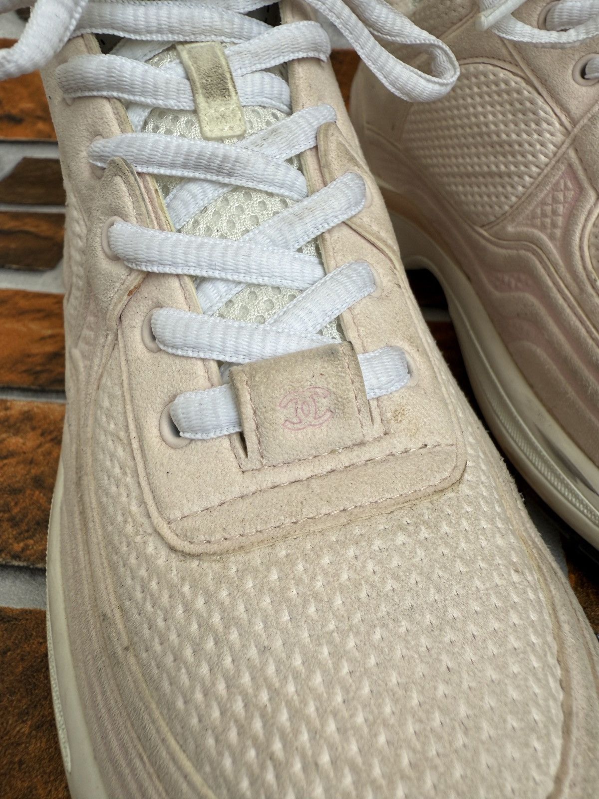 Chanel 🔥CC Logo trainers Size US 7.5 / IT 37.5 - 9 Thumbnail