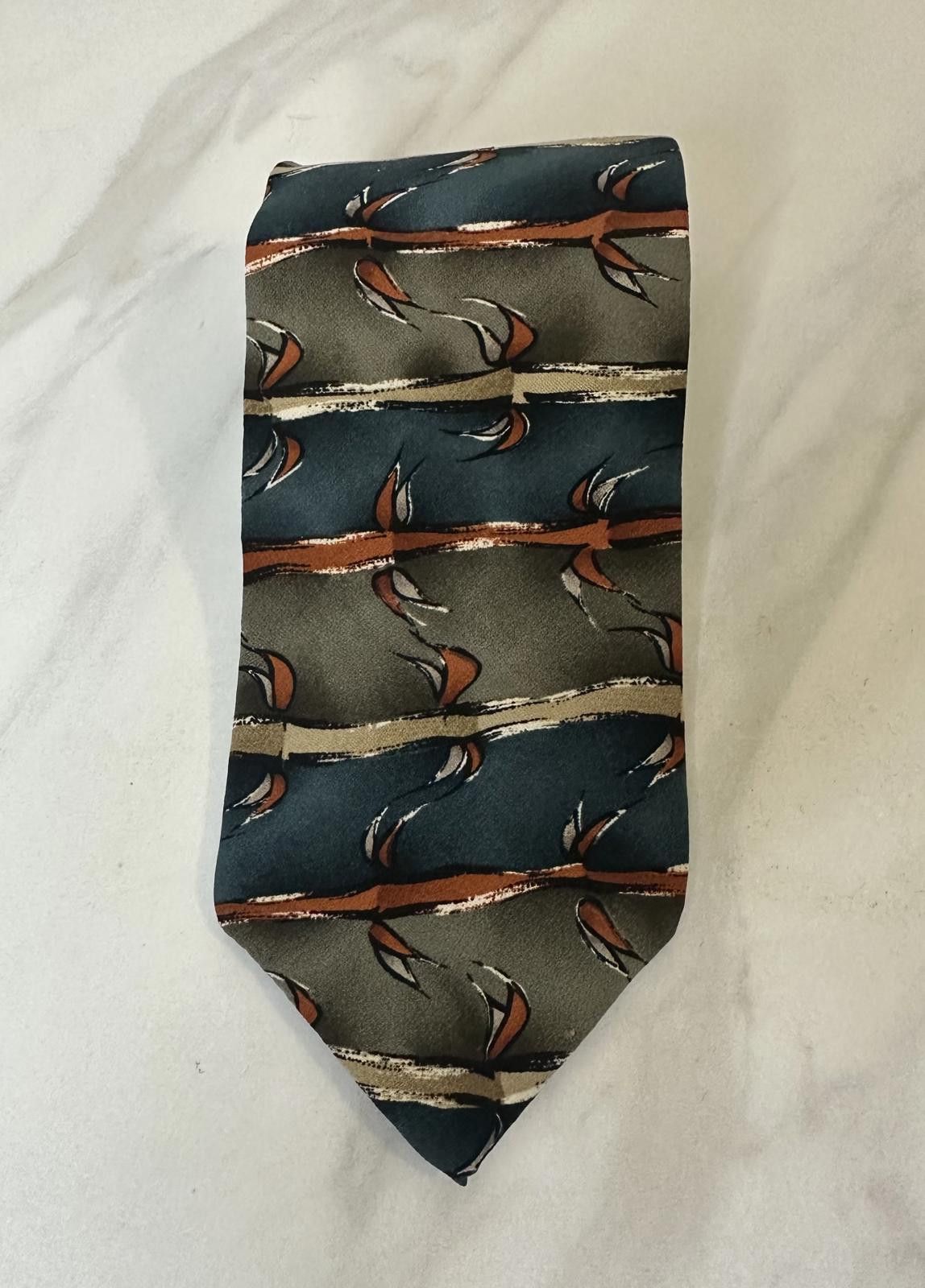 Other Vintage J. Garcia Landscape with Eye Collection 10 silk tie Size ONE SIZE - 1 Thumbnail