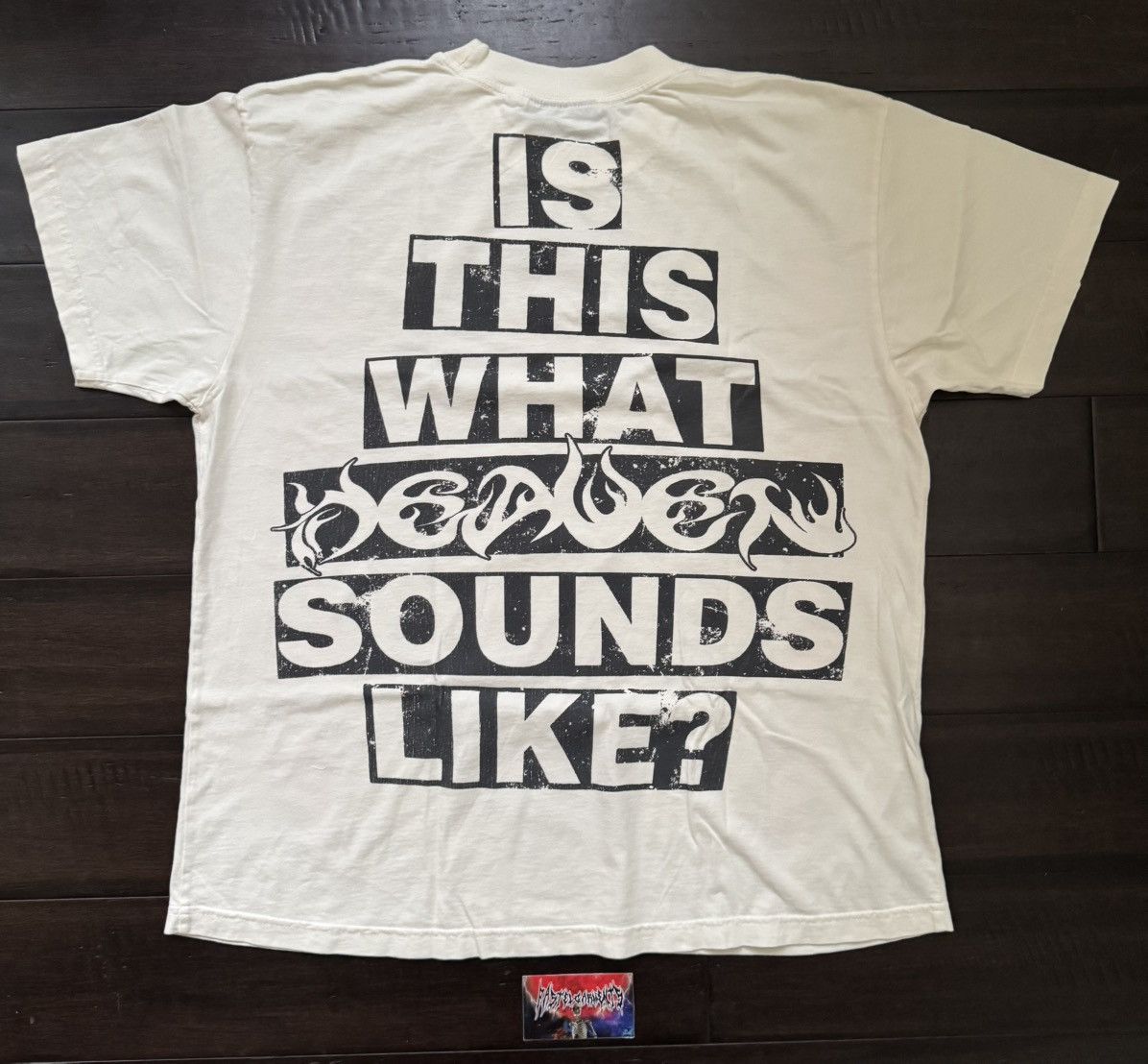 HELLSTAR Hellstar Is This What Heaven Sounds Like? Tee White Size US M / EU 48-50 / 2 - 7 Thumbnail