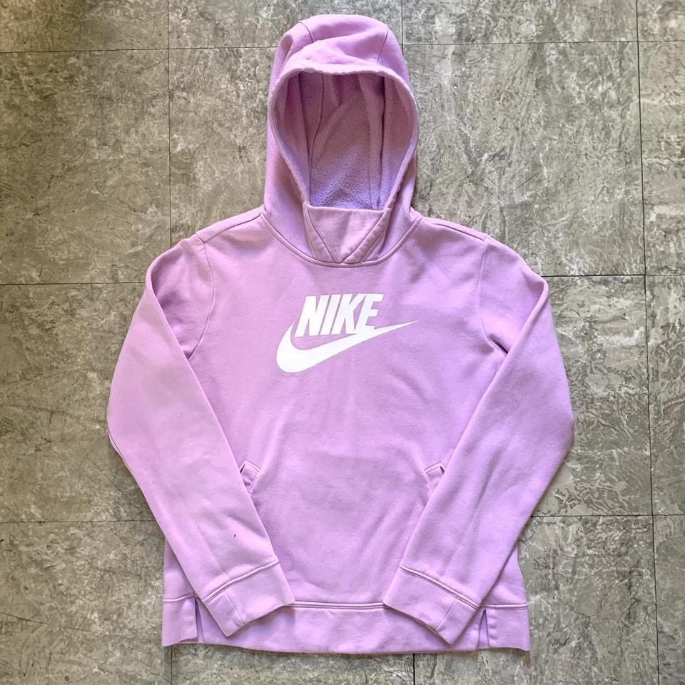 Nike Light Pink Nike Hoodie with White Swoosh Logo Size US S / EU 44-46 / 1 - 1 Thumbnail