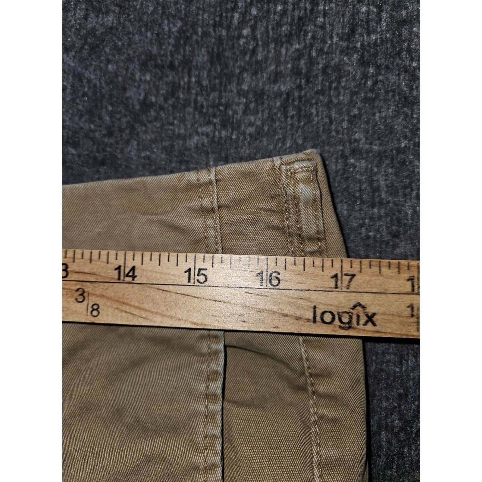Vintage VINTAGE? No. American Eagle Flex Skinny Chino Pants Mens 32x30 Beige Size US 32 / EU 48 - 3 Thumbnail