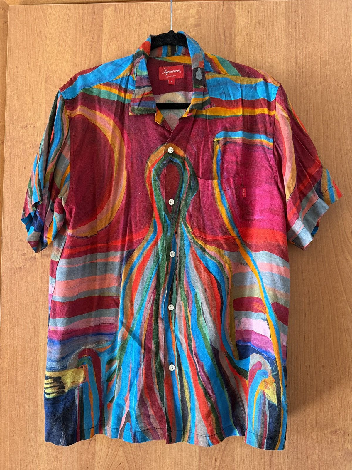 Supreme Supreme Reaper Rayon Shirt Size M Size US M / EU 48-50 / 2 - 1 Thumbnail
