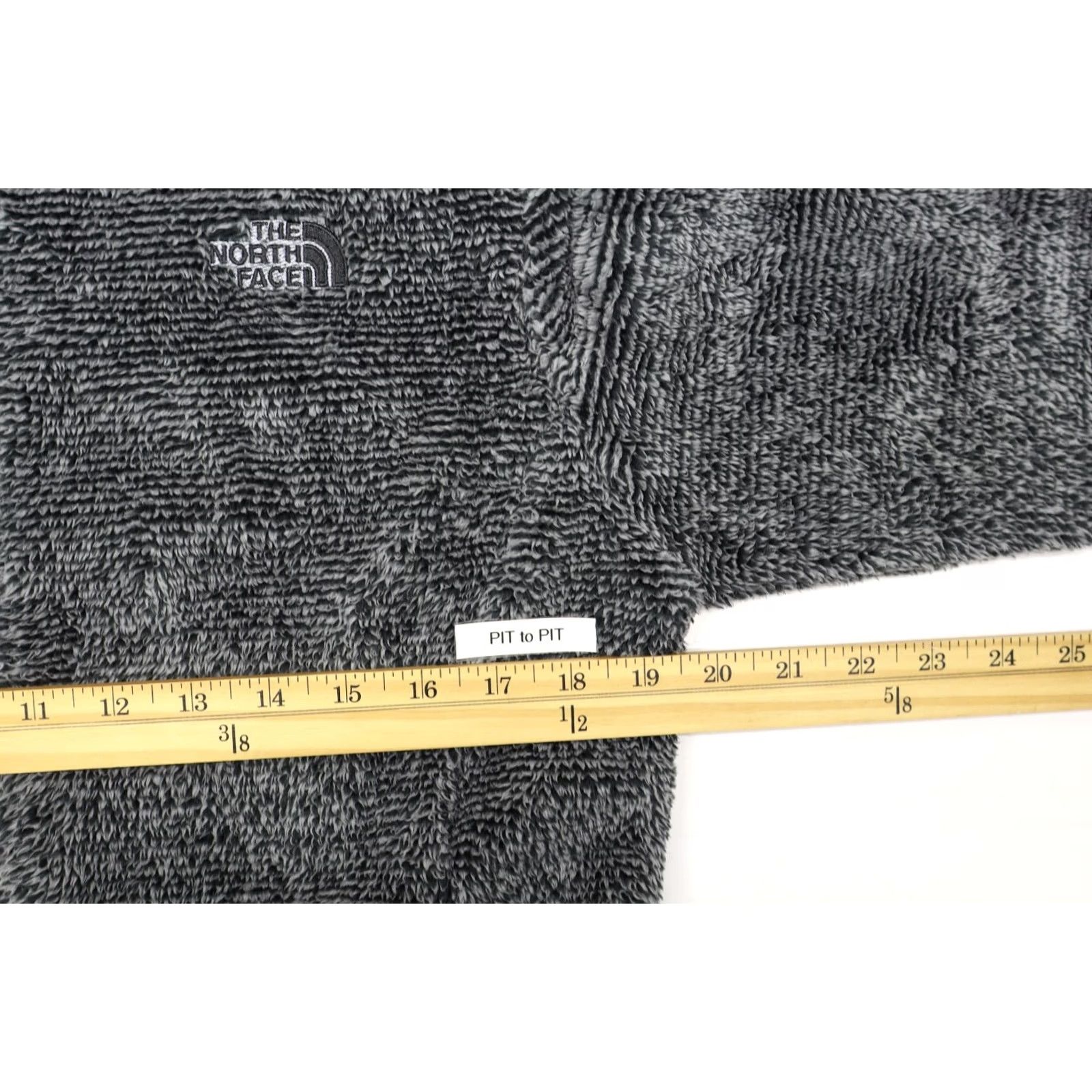 The North Face The North Face Jacket Women's Osito 2 Black Gray Sz M Mid Gray Stripe OSITO 2 Logo Embroidered Full Zip Fashion Everyday Mens Womens Girls Size M / US 6-8 / IT 42-44 - 4 Thumbnail