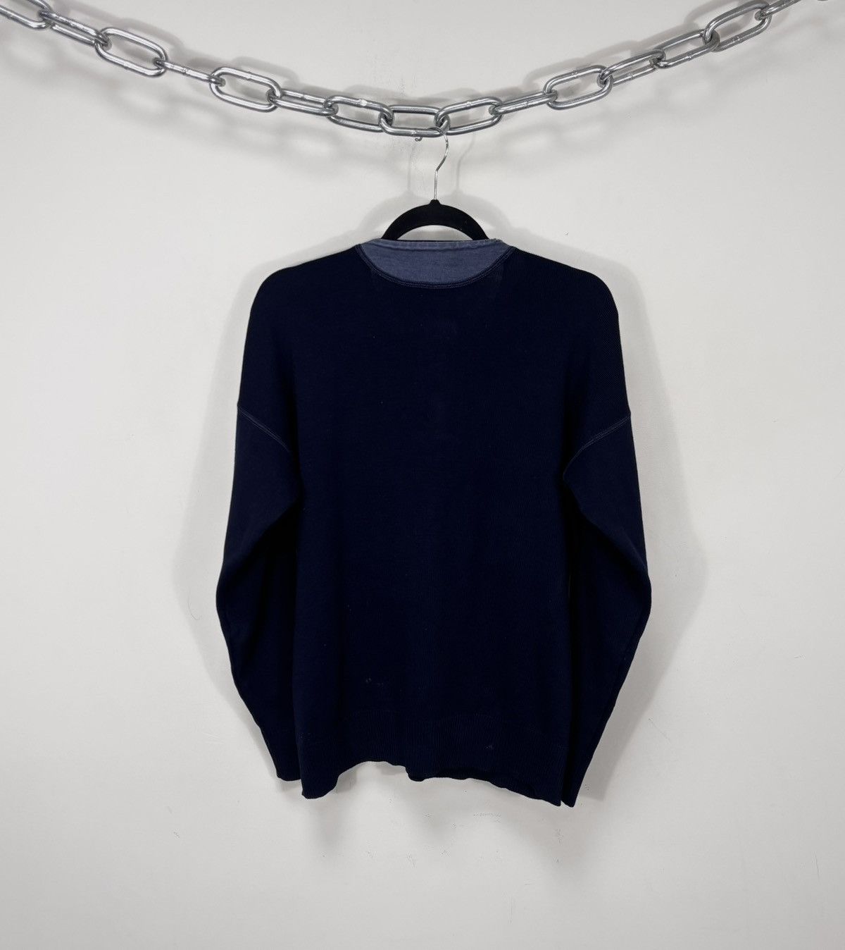 Paul & Shark Vintage Paul & Shark Sportswear Men’s Navy Blue Henley Shirt Size US M / EU 48-50 / 2 - 10 Thumbnail