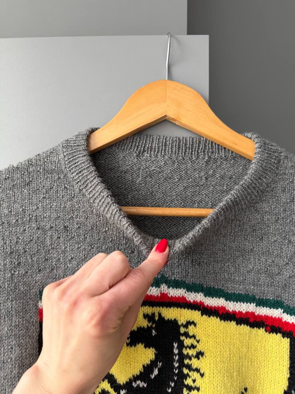 Ferrari Vintage Ferrari Knitted Sweater Big Logo Size US M / EU 48-50 / 2 - 4 Thumbnail