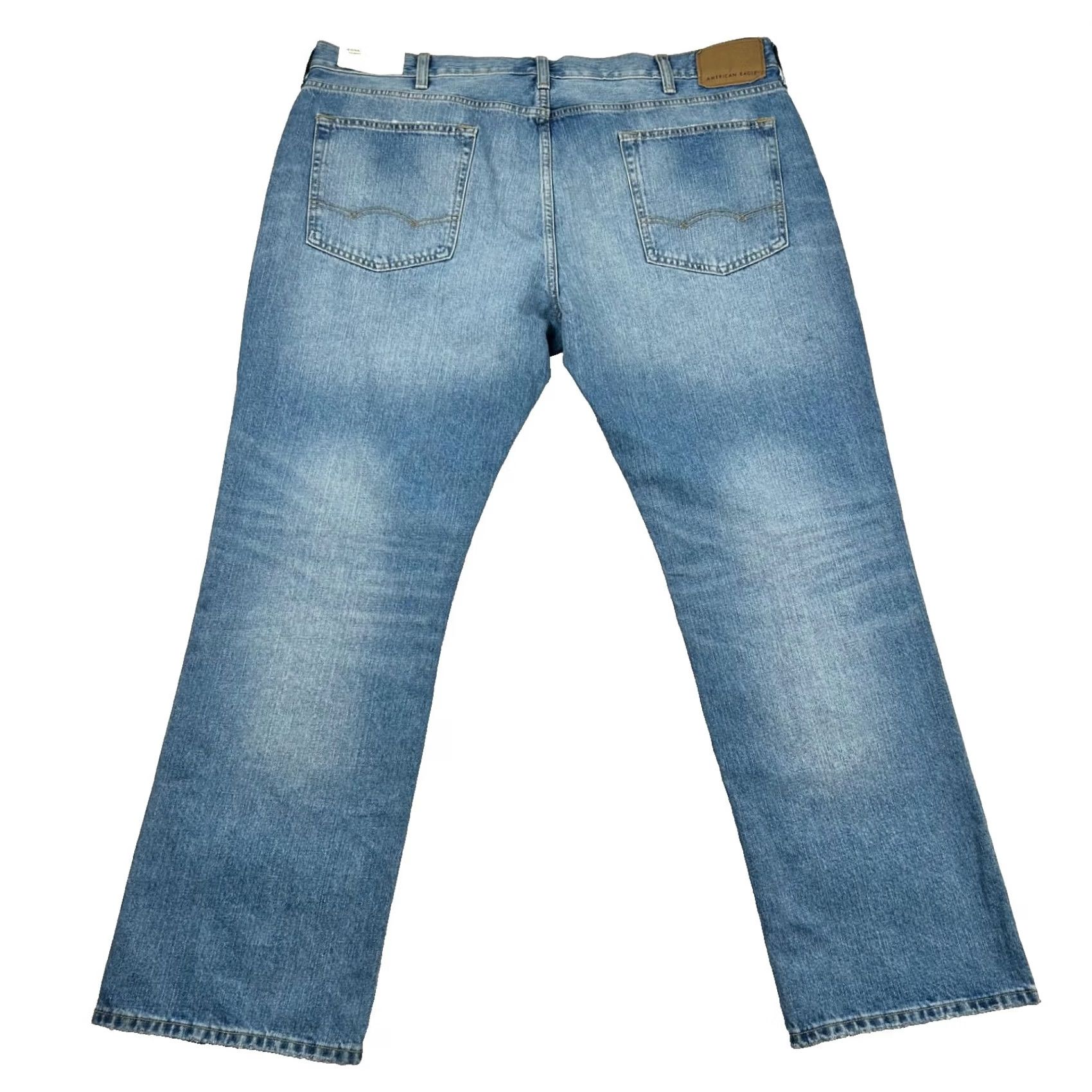 American Eagle Outfitters American Eagle Jeans Mens 42x32 Original Straight Classic 5-Pocket Denim Blue Size US 42 / EU 58 - 2 Thumbnail