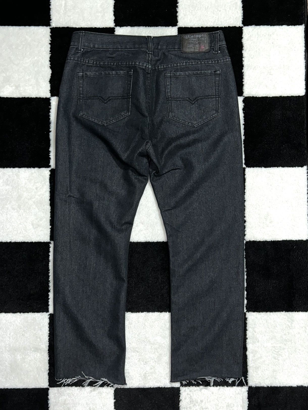 Other Dark Navy Distressed Jeans Size US 34 / EU 50 - 2 Thumbnail