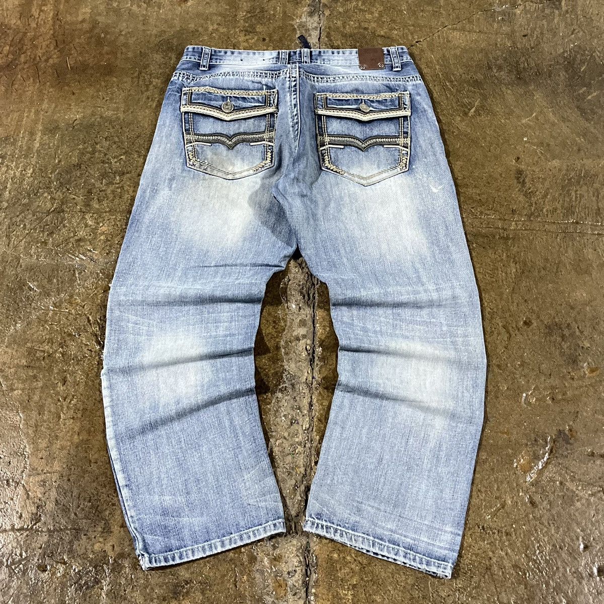 Affliction × Southpole × Vintage Crazy Vintage Y2K Affliction Style Jeans Grunge Skater Goth Size US 38 / EU 54 - 1 Thumbnail