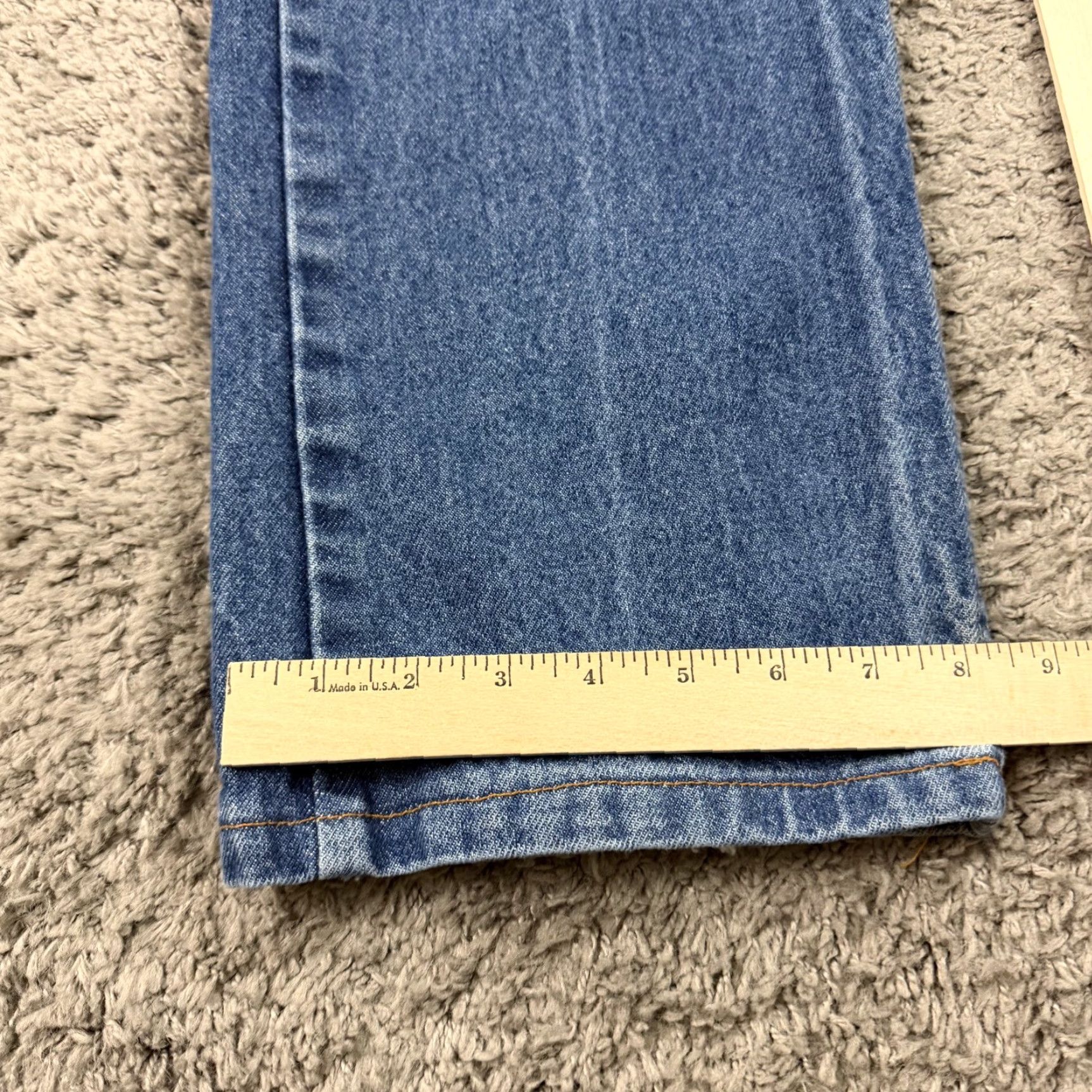 Carhartt VINTAGE Carhartt Jeans Mens 34 Flame-Resistant FR Relaxed Fit Dark Wash Denim Jeans Size US 34 / EU 50 - 7 Thumbnail