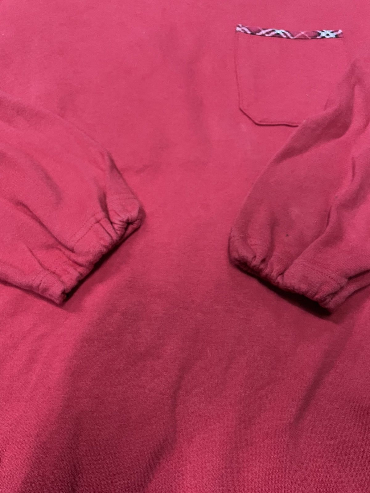 Burberry Burberry london red color sweatshirt Size US L / EU 52-54 / 3 - 2 Thumbnail