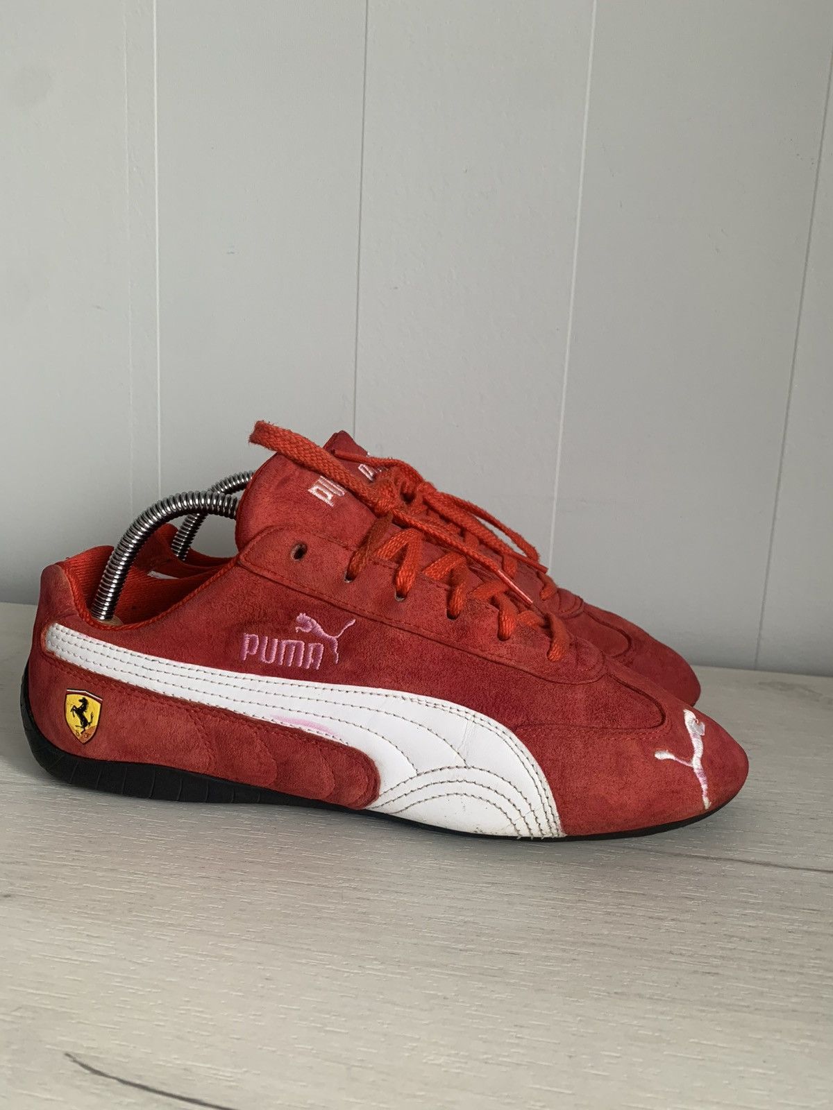 Puma Puma Ferrari Red SpeedCat Men’s Sneakers Shoes size43 / US 9 Size US 9 / EU 42 - 4 Thumbnail
