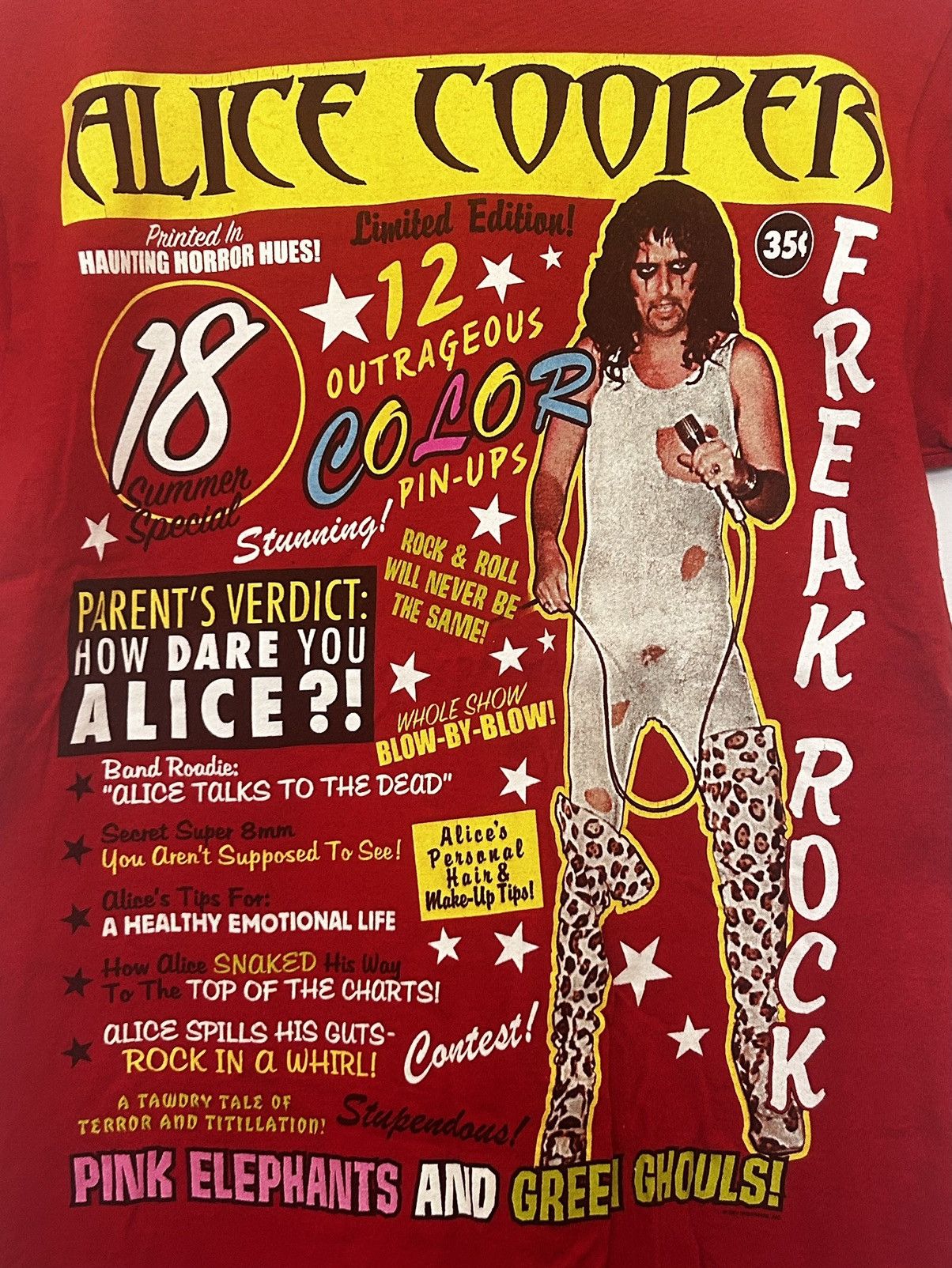 Vintage 2004 Alice Cooper Tour Tee Size US M / EU 48-50 / 2 - 3 Thumbnail